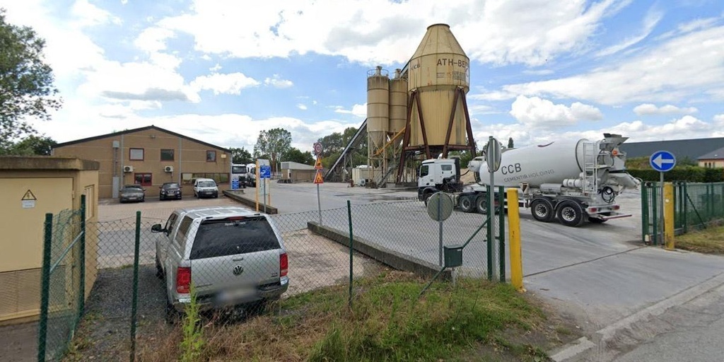 CCB, betoncentrale in Ghislenghien