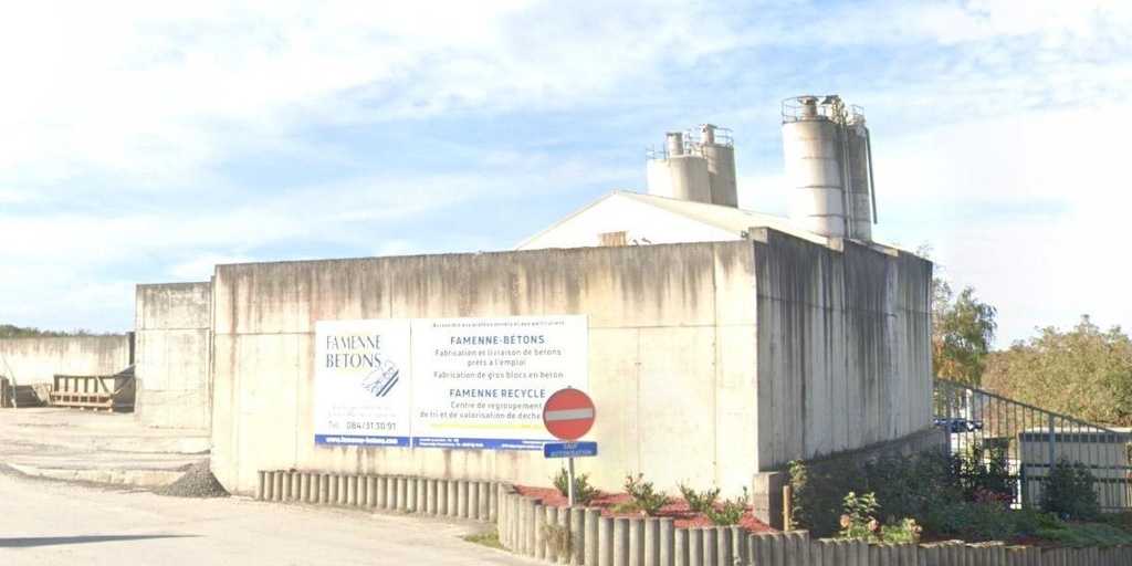 Famenne Bétons, betoncentrale in Marche-en-Famenne