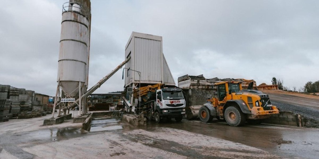 Goffette, betoncentrale in Jamoigne